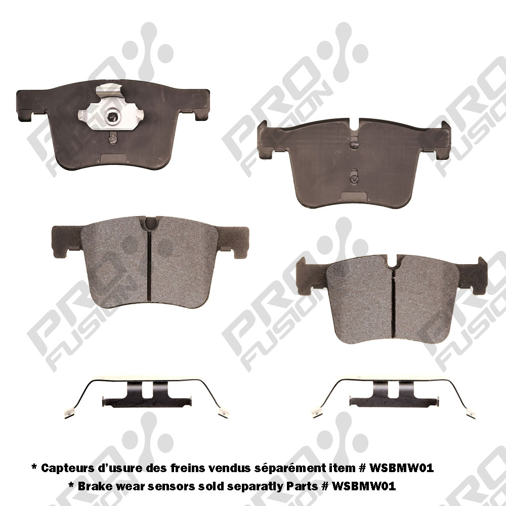 PROFUSION SEMI-METAL BRK PAD HW