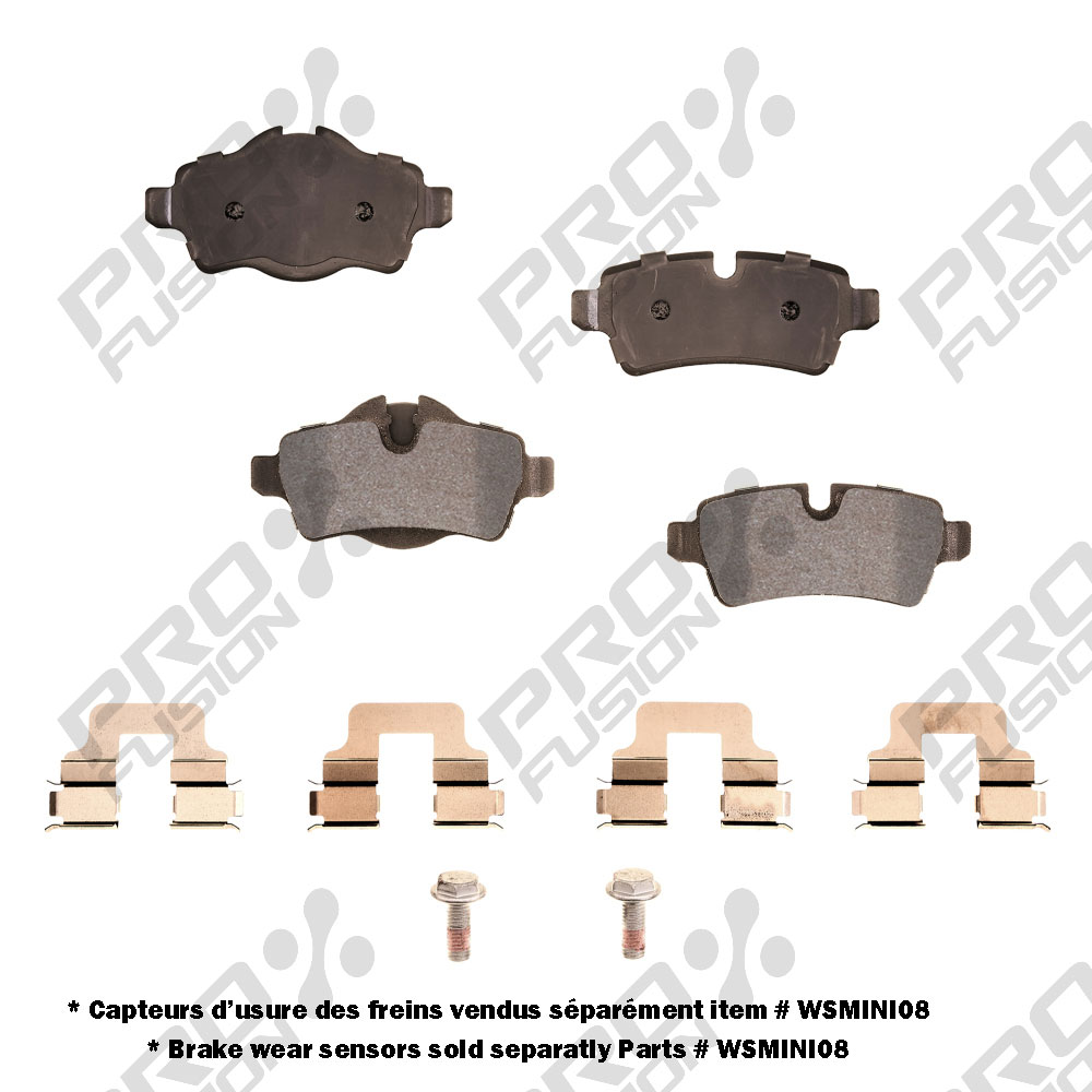PROFUSION SEMI-METAL BRK PAD HW