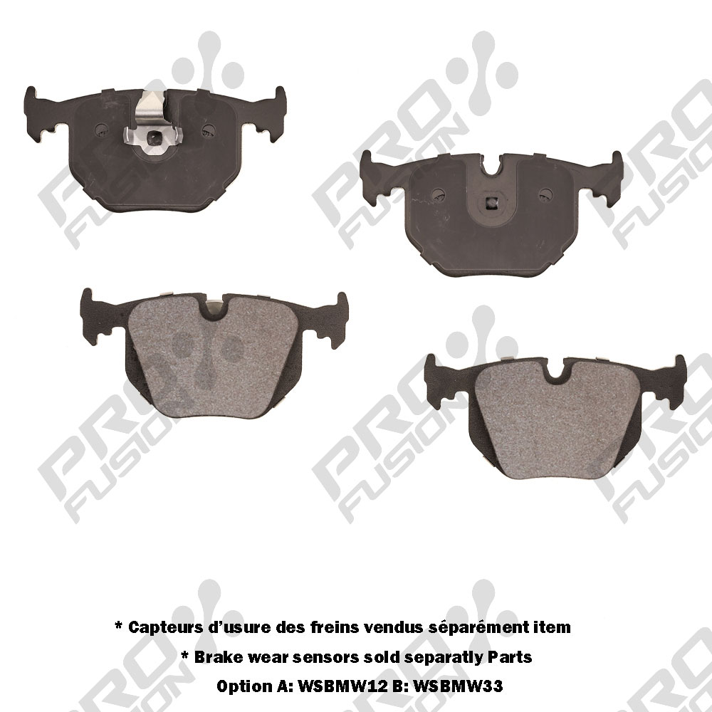 PROFUSION SEMI-METAL BRK PAD HW