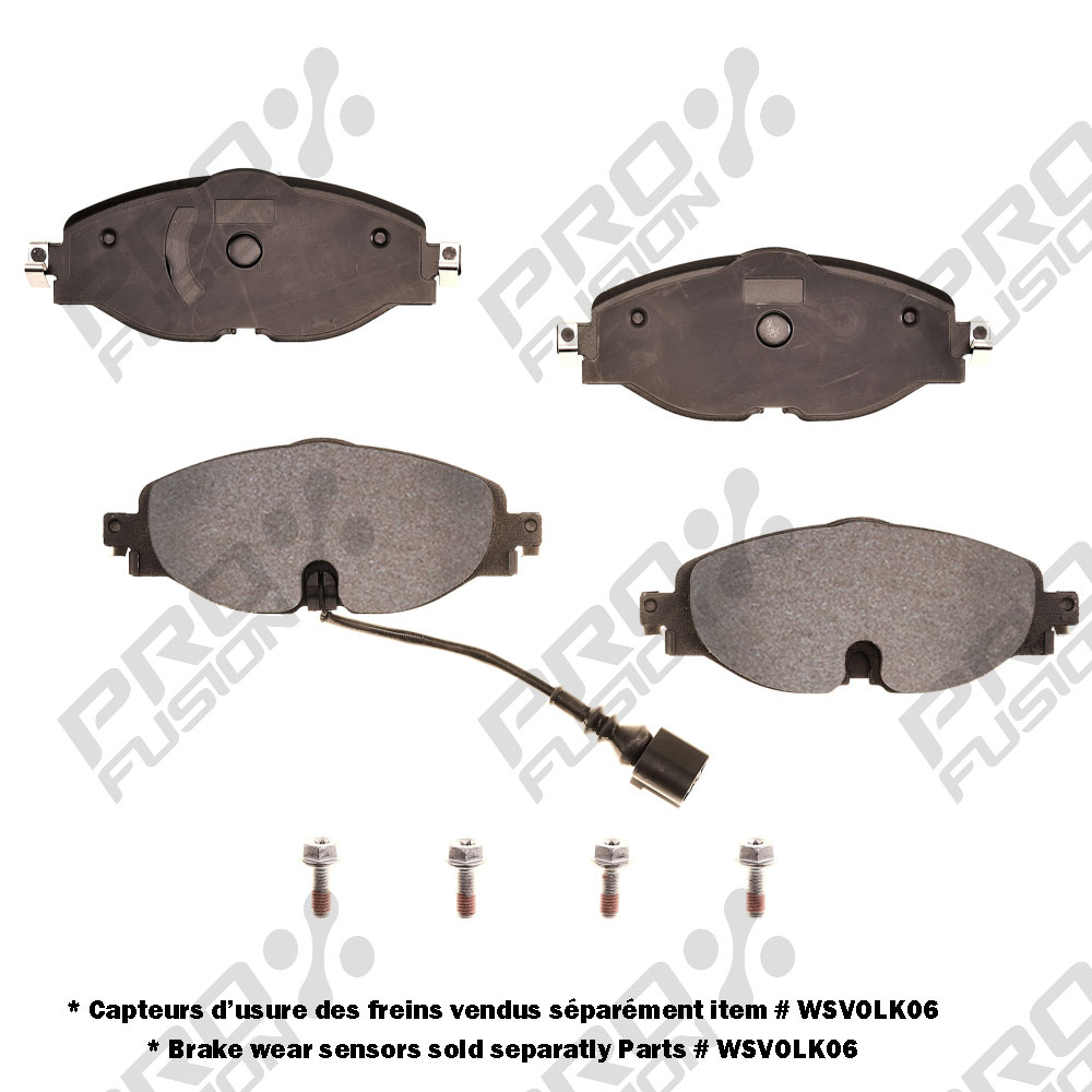 PROFUSION SEMI-METAL BRK PAD HW
