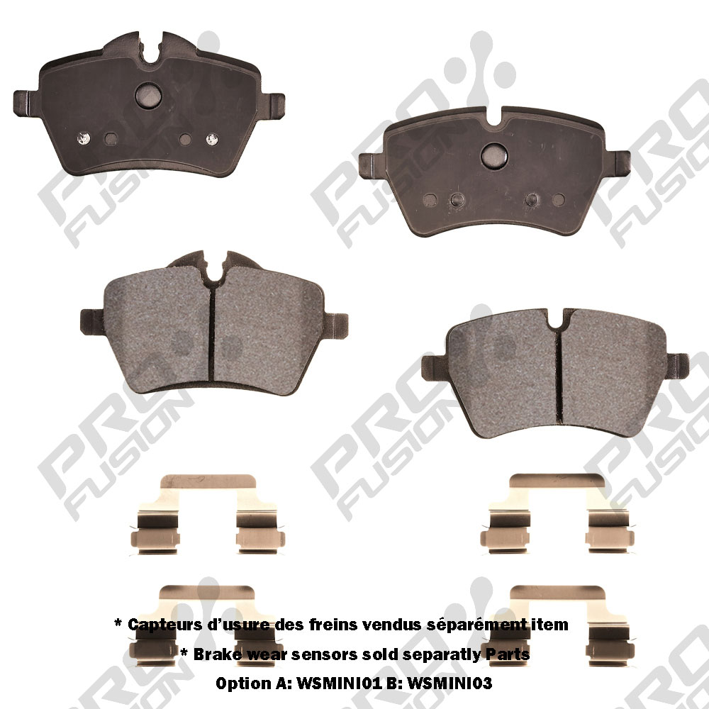 PROFUSION SEMI-METAL BRK PAD HW