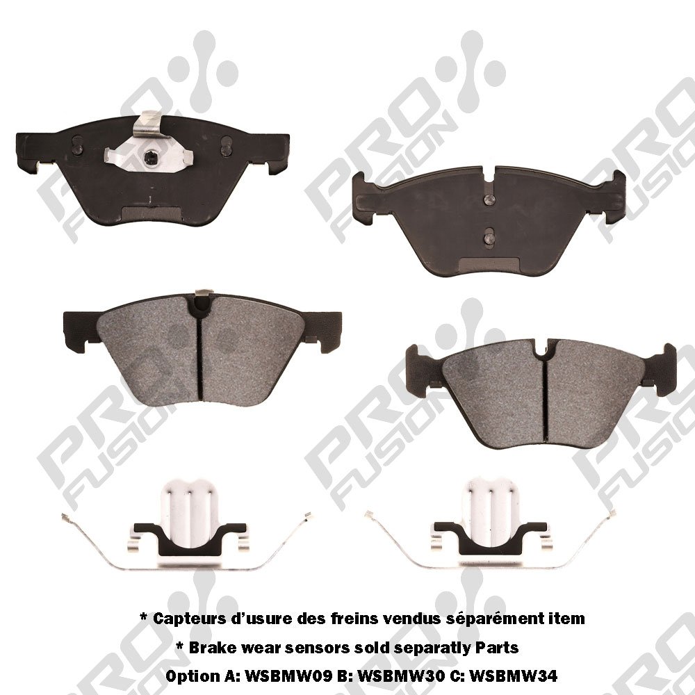 PROFUSION SEMI-METAL BRK PAD HW
