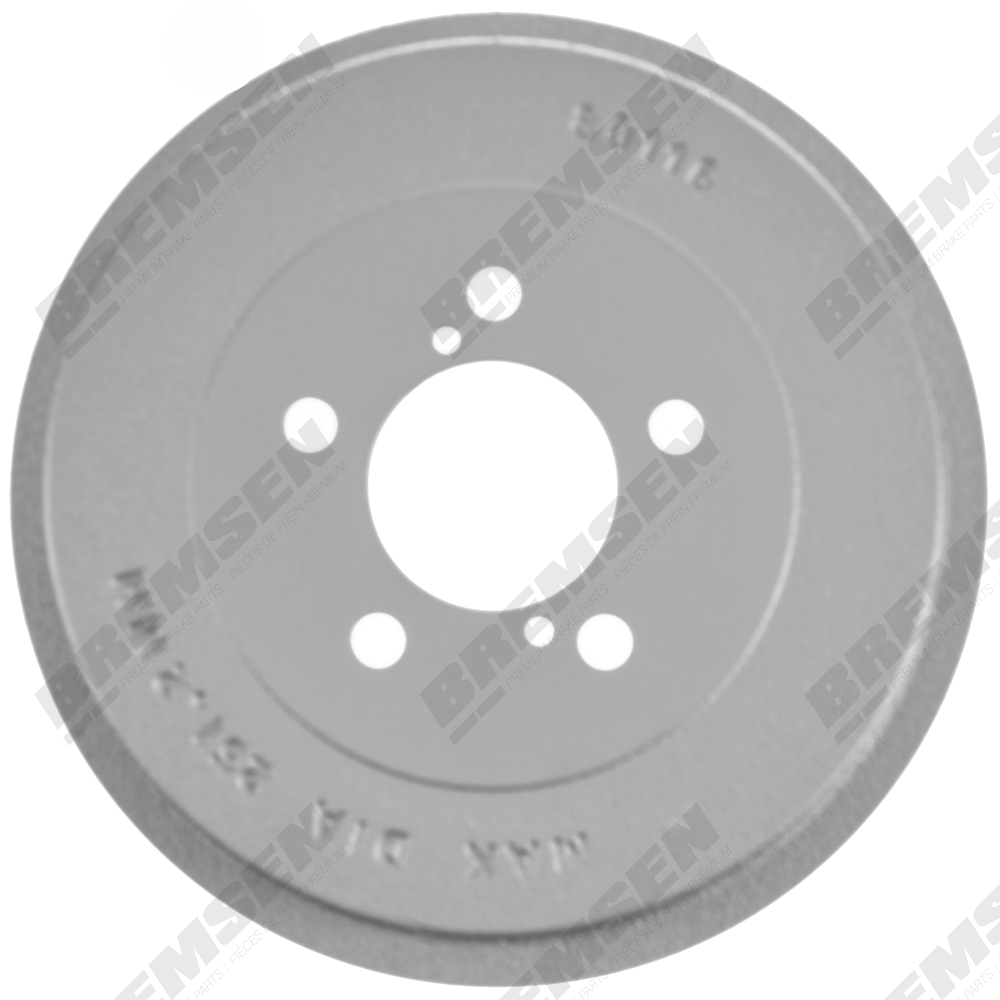 BREMSEN COATED BRAKE DRUM