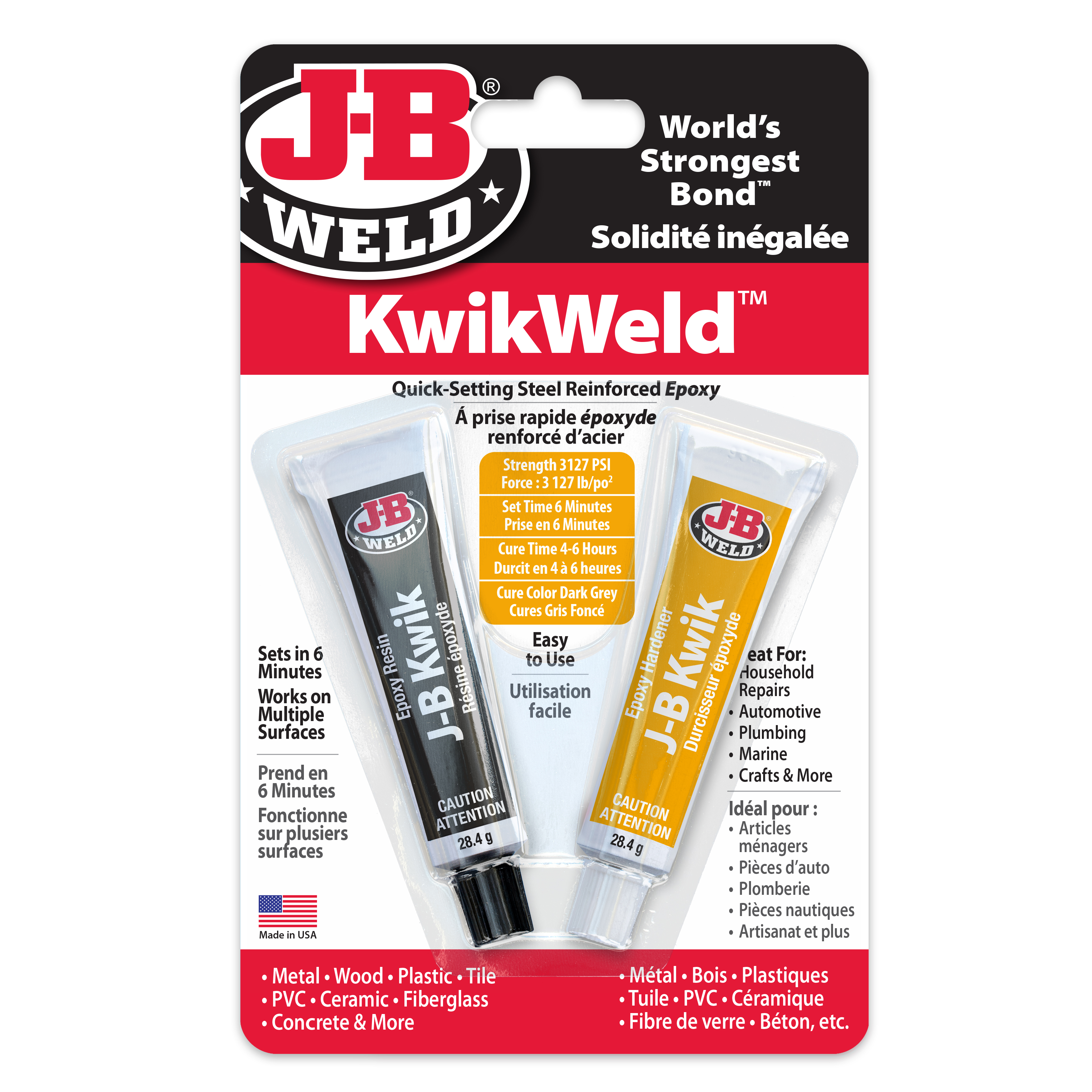 J-B WELD EPOXY GLUE 4MIN