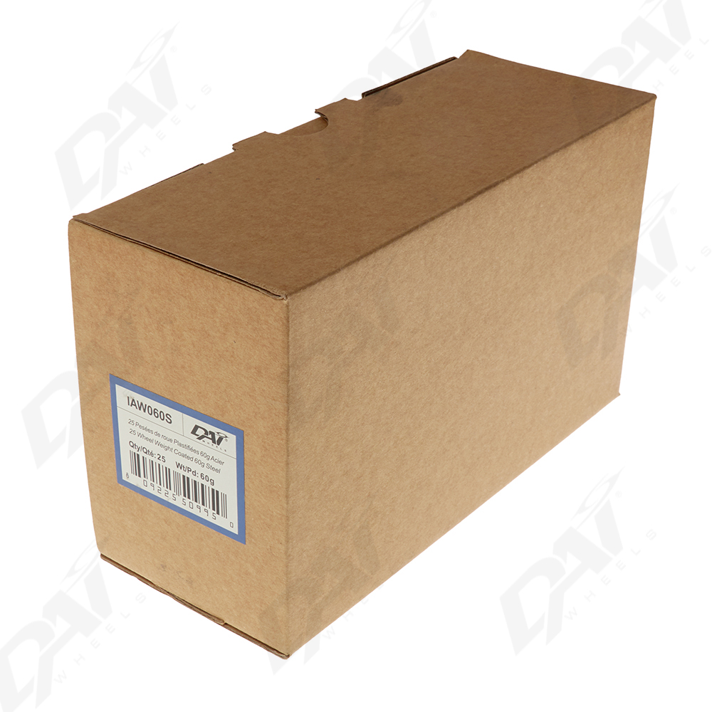 25 PESEES DE ROUE PLAST 60G
