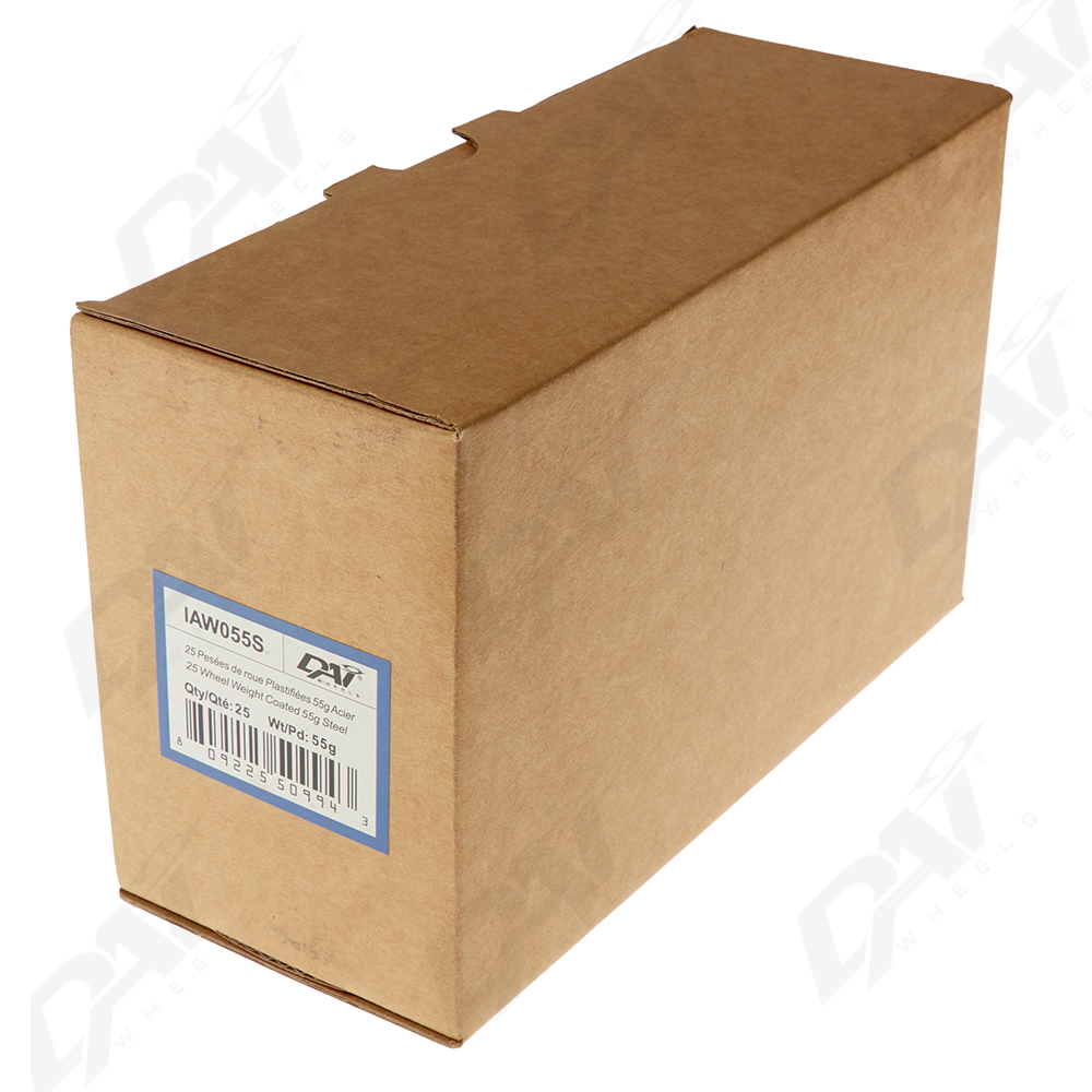 25 PESEES DE ROUE PLAST 55G