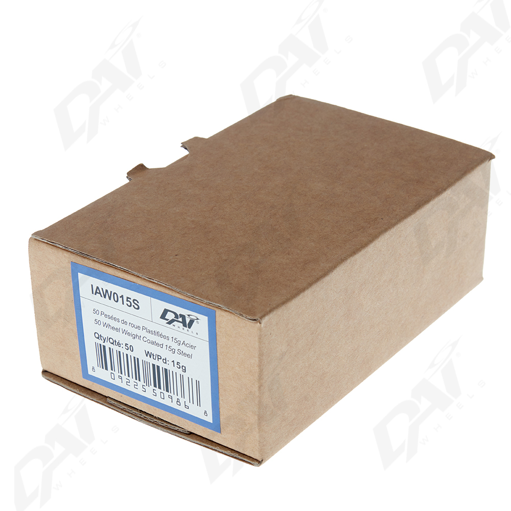 50 PESEES DE ROUE PLAST 15G
