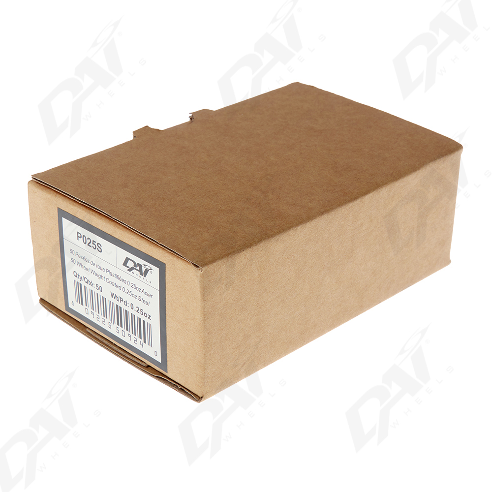 50 PESEES DE ROUE PLAST 0.25OZ