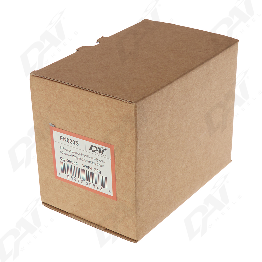 25 PESEES DE ROUE PLAST 20G