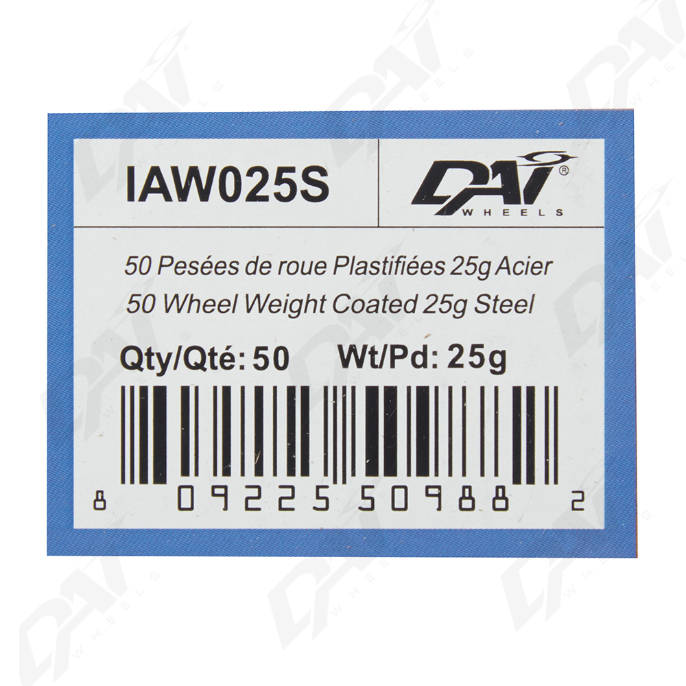 50 PESEES DE ROUE PLAST 50G - 2