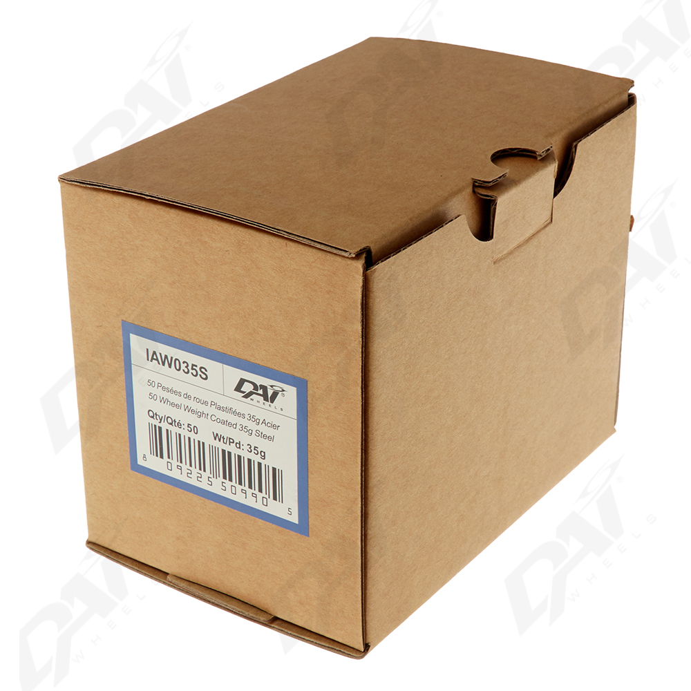 50 PESEES DE ROUE PLAST 35G