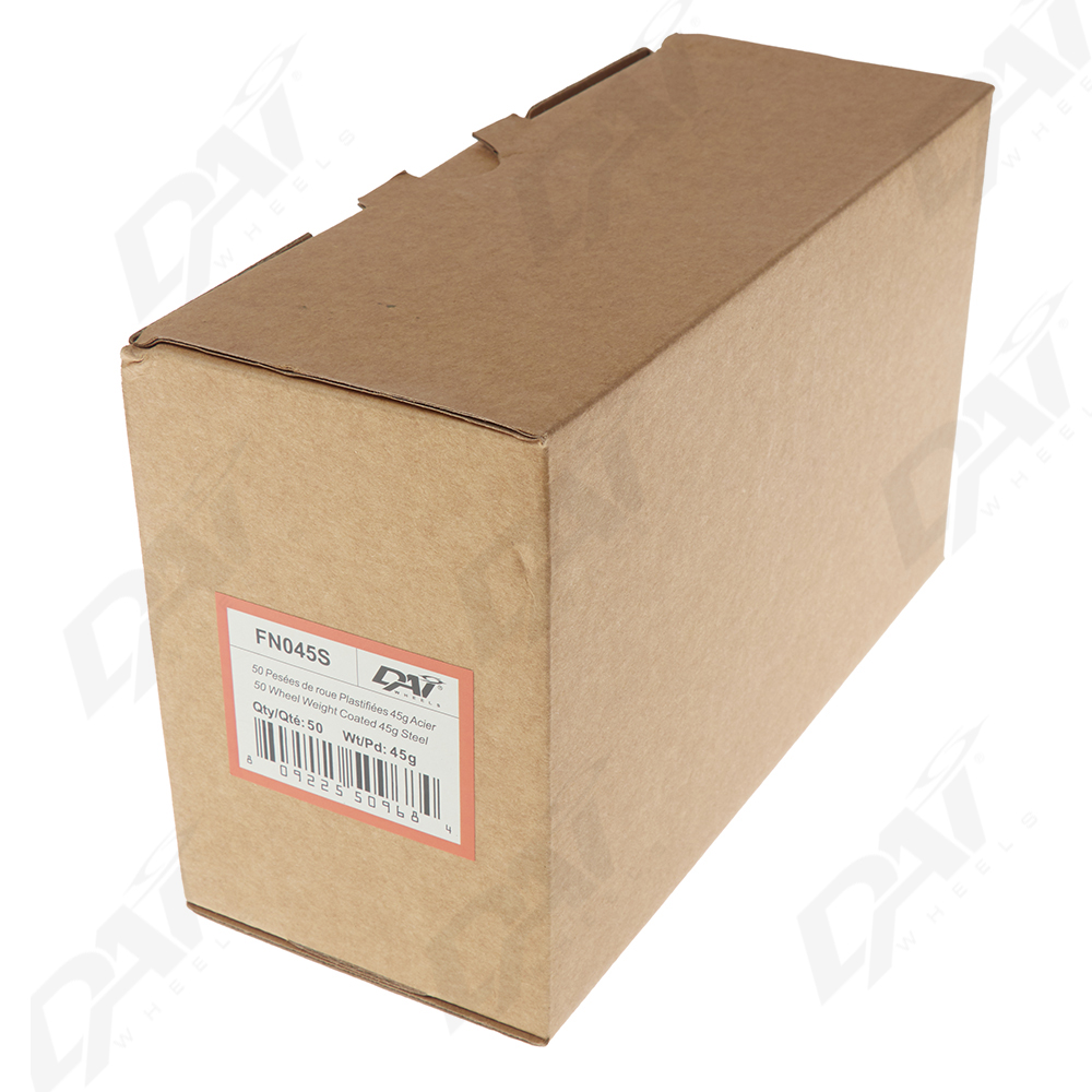 25 PESEES DE ROUE PLAST 45G