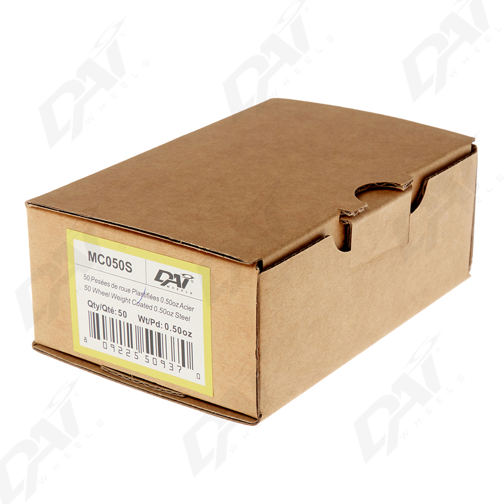 50 PESEES DE ROUE PLAST 0.50OZ - 2