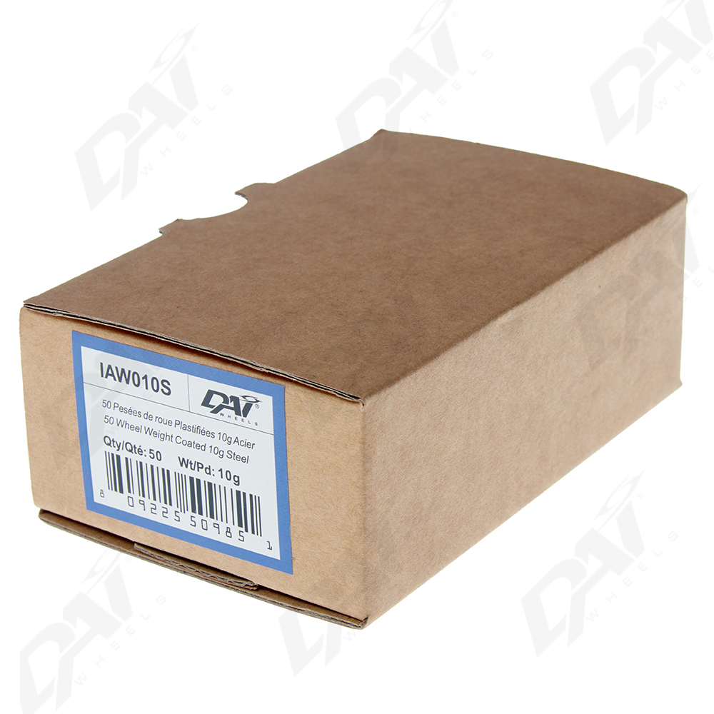 50 PESEES DE ROUE PLAST 10G