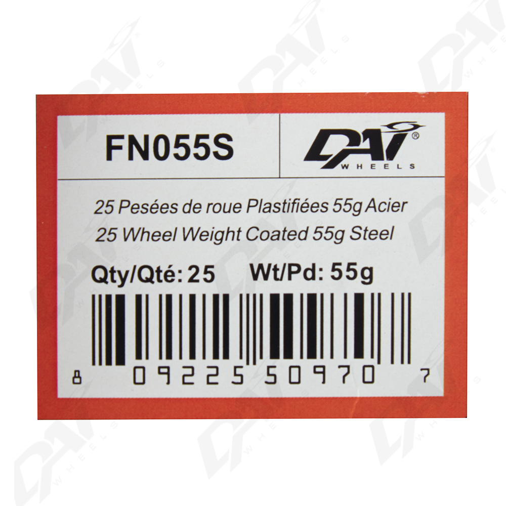 25 PESEES DE ROUE PLAST 55G - 2