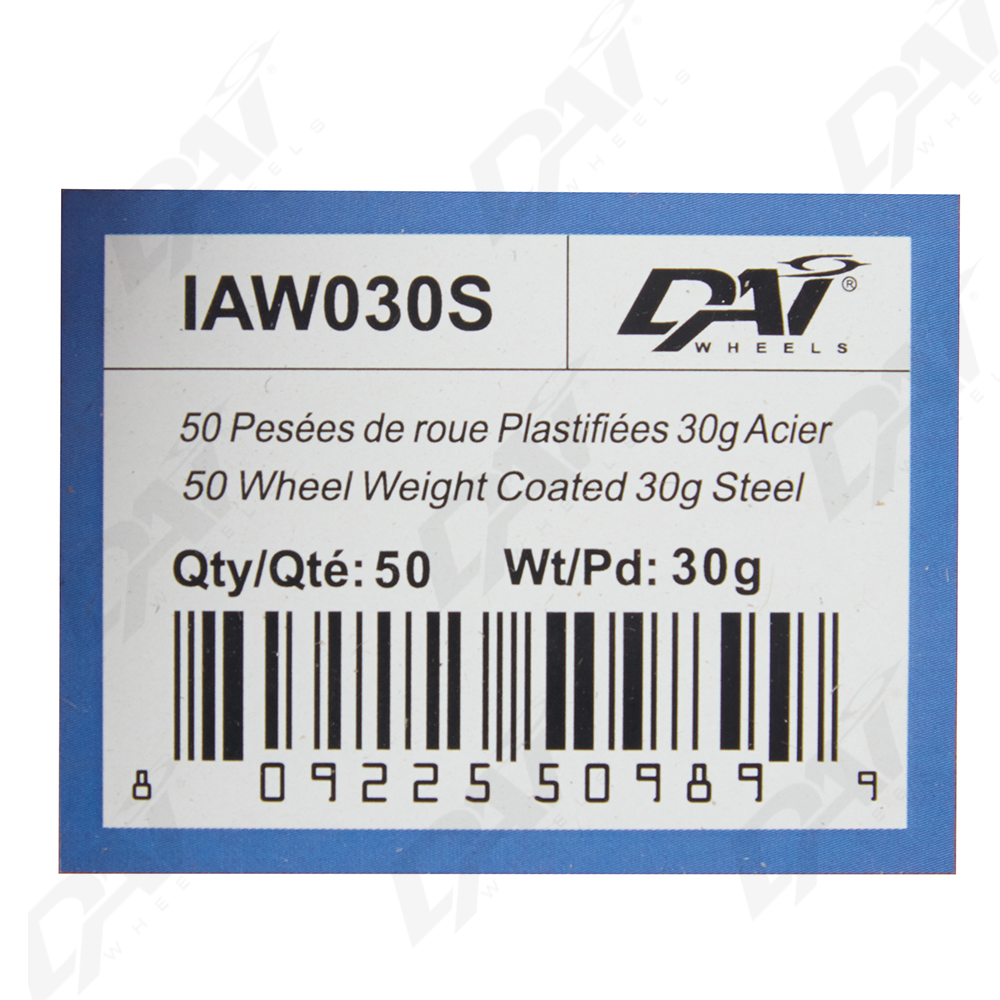 50 PESEES DE ROUE PLAST 30G - 3