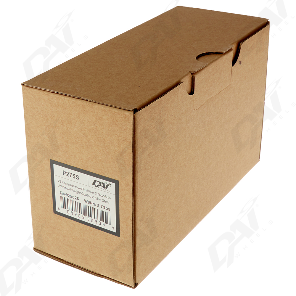 25 PESEES DE ROUE PLAST 2.75OZ