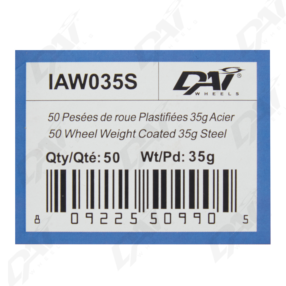 50 PESEES DE ROUE PLAST 35G - 2