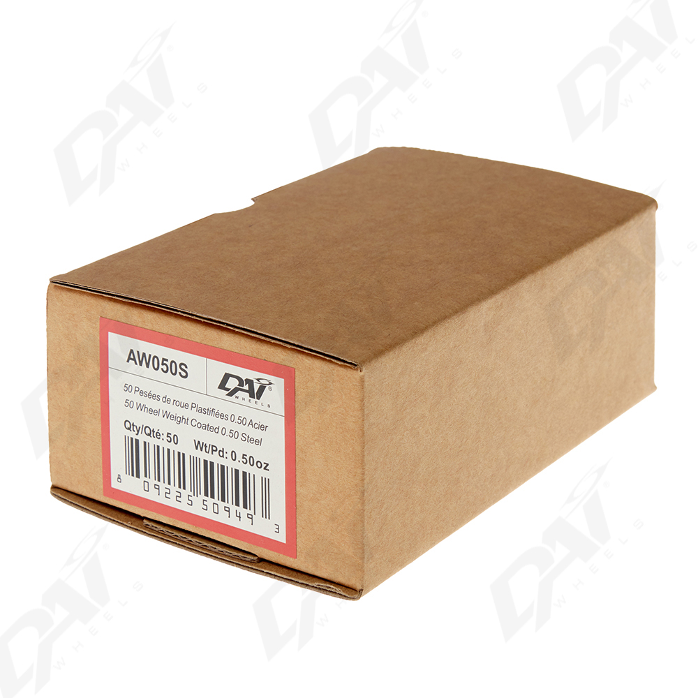 50 PESEES DE ROUE PLAST 0.50