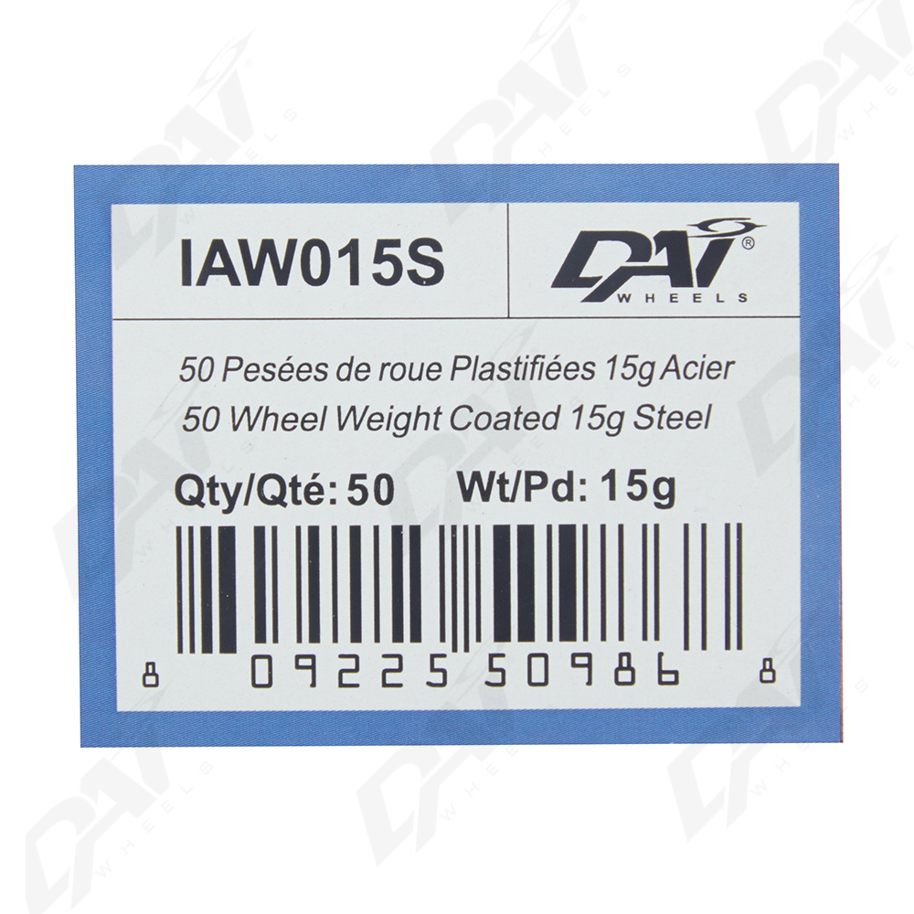 50 PESEES DE ROUE PLAST 15G - 2