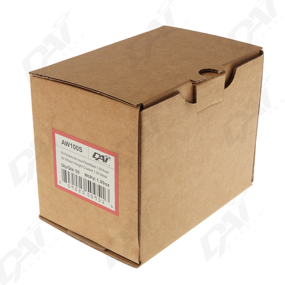 50 PESEES DE ROUE PLAST 1.00 - 2