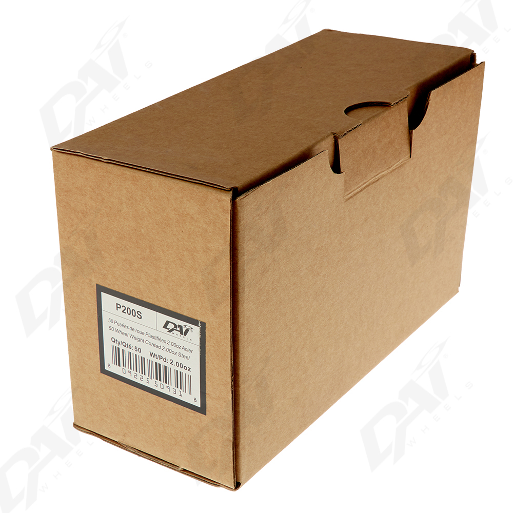 25 PESEES DE ROUE PLAST 2.00OZ - 2