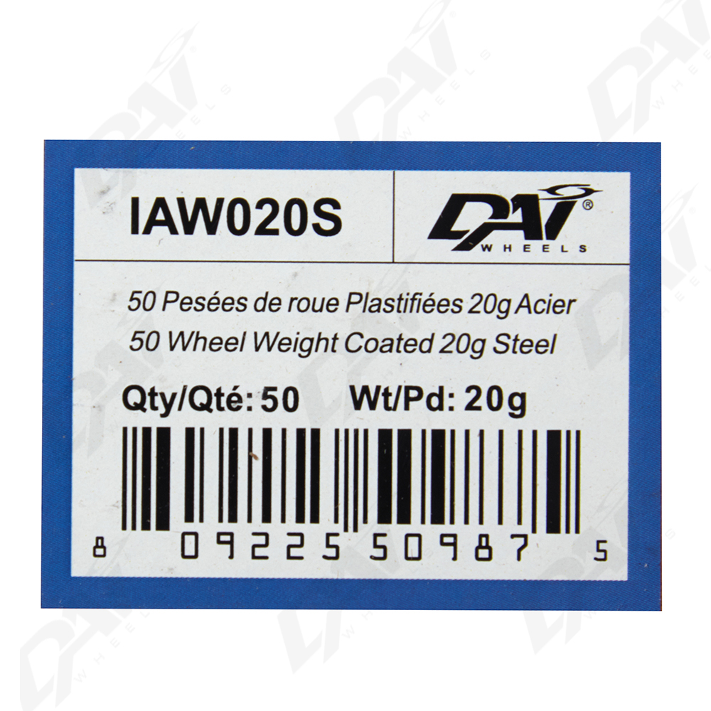 50 PESEES DE ROUE PLAST 20G - 2