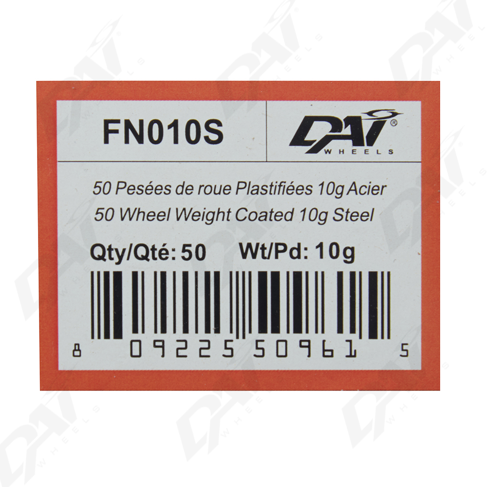 25 PESEES DE ROUE PLAST 10G - 2