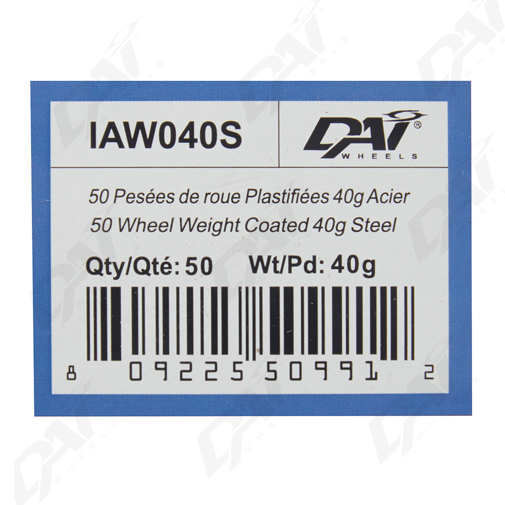 50 PESEES DE ROUE PLAST 40G - 3