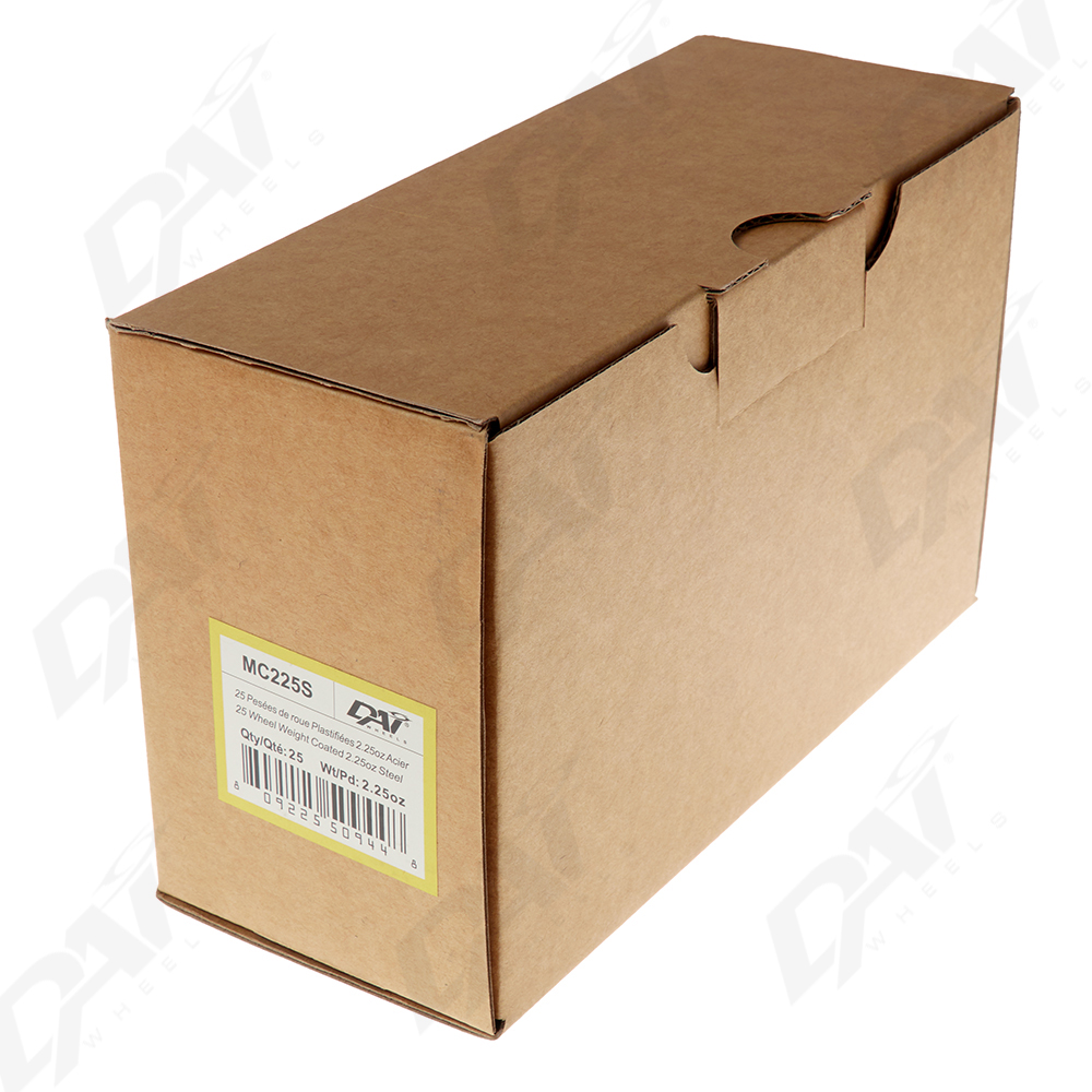 25 PESEES DE ROUE PLAST 2.25OZ