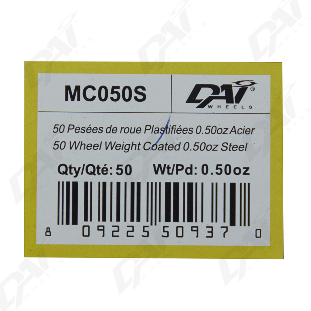 50 PESEES DE ROUE PLAST 0.50OZ - 3