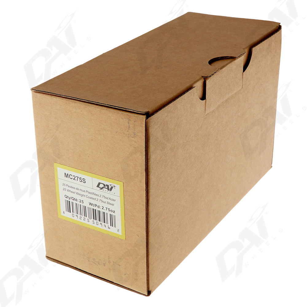 25 PESEES DE ROUE PLAST 2.75OZ - 3