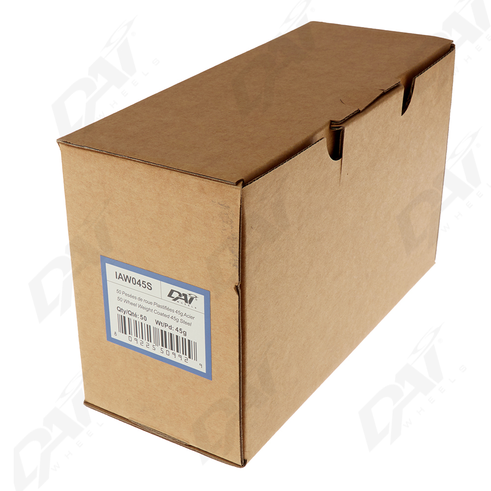 50 PESEES DE ROUE PLAST 45G