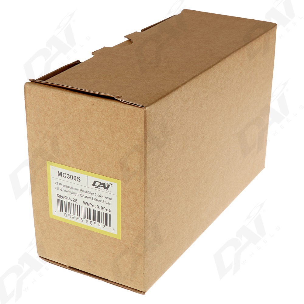 25 PESEES DE ROUE PLAST 3.00OZ - 3