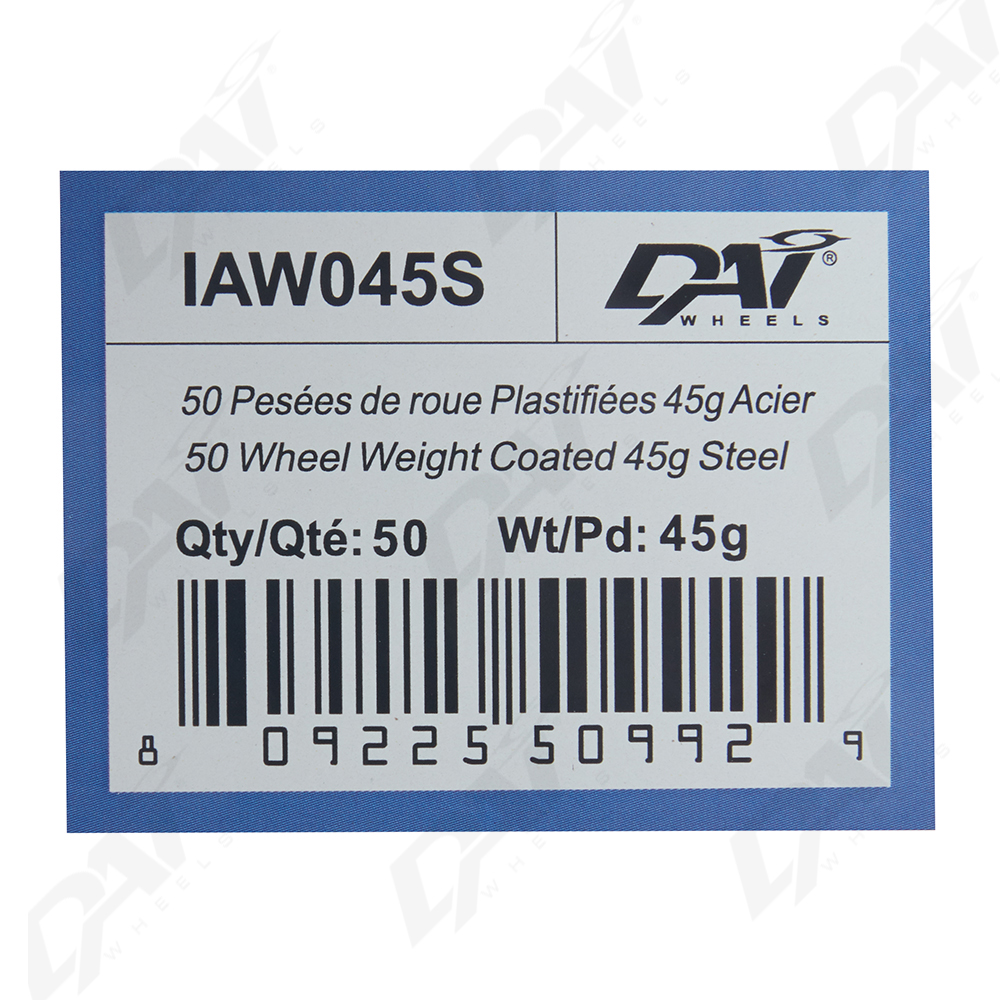 50 PESEES DE ROUE PLAST 45G - 2