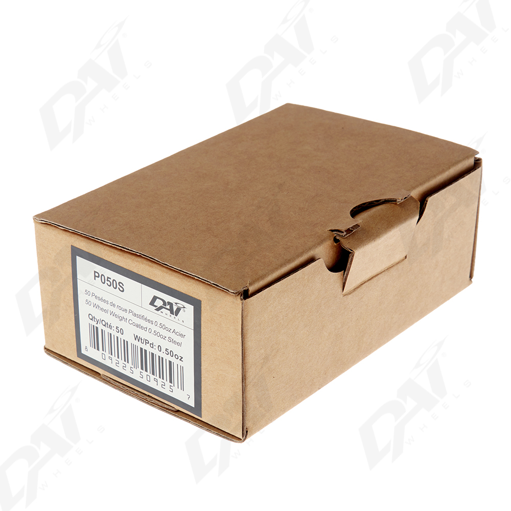 50 PESEES DE ROUE PLAST 0.50OZ - 2