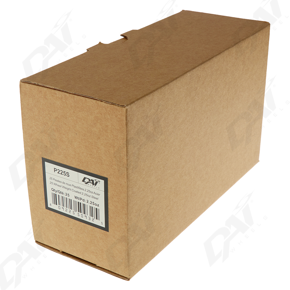 25 PESEES DE ROUE PLAST 2.25OZ - 3