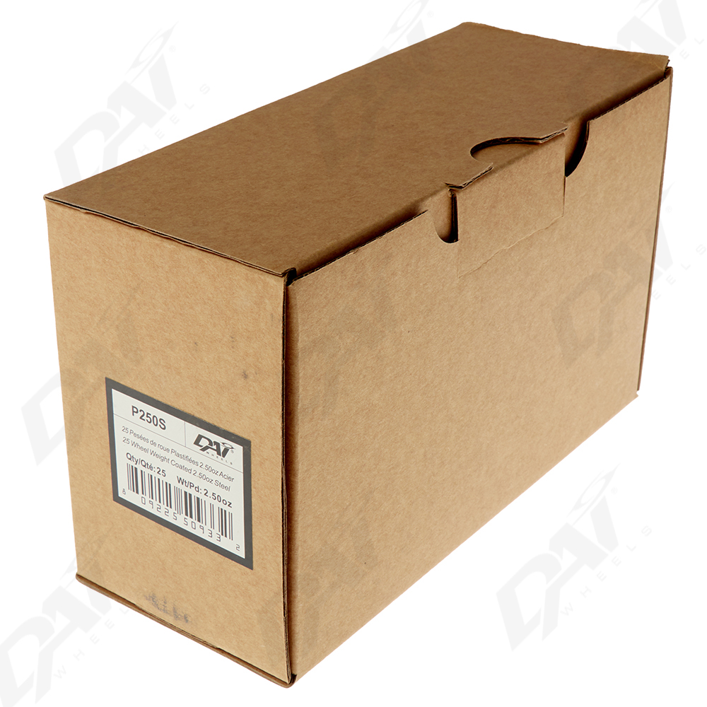 25 PESEES DE ROUE PLAST 2.50OZ - 3