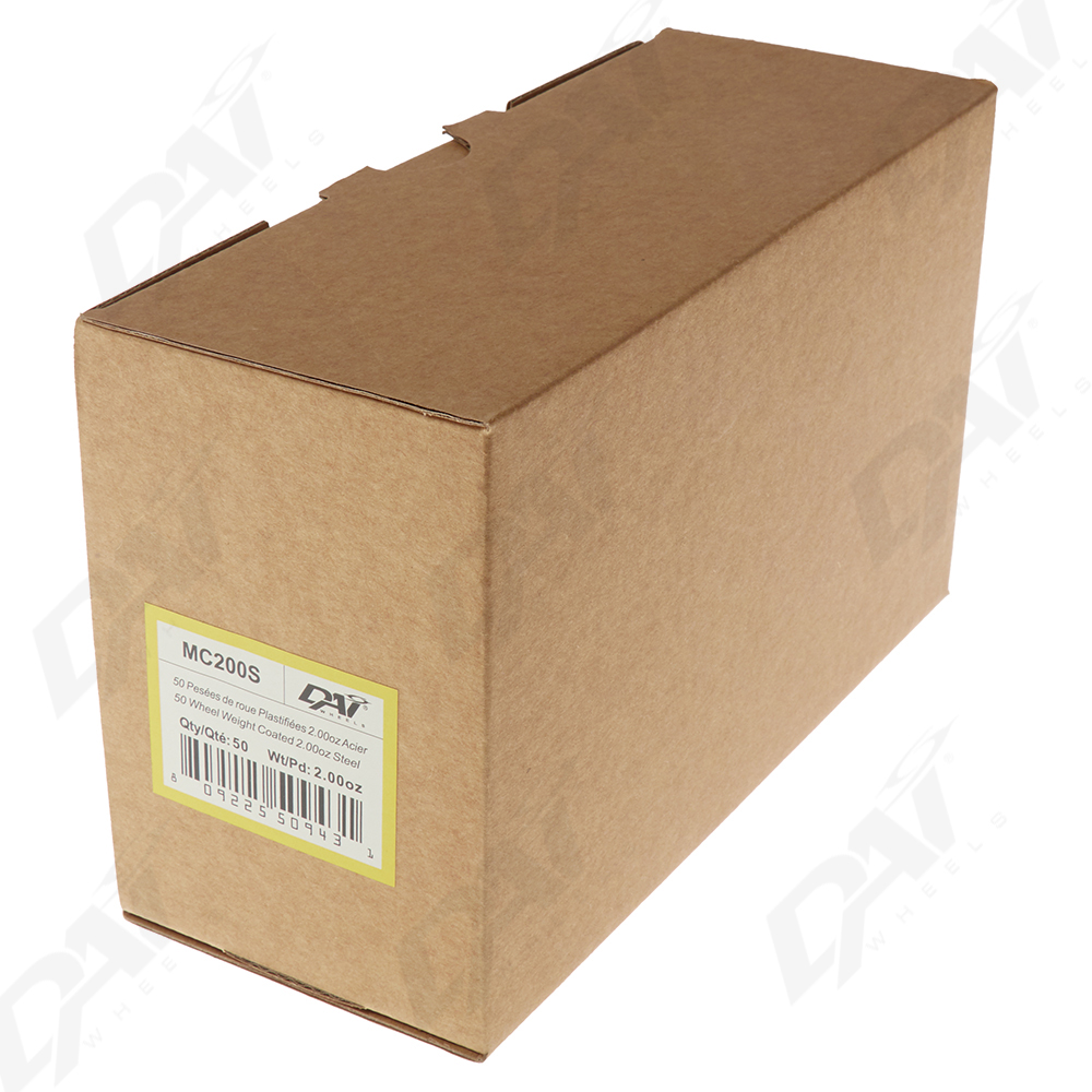 25 PESEES DE ROUE PLAST 2.00OZ - 2